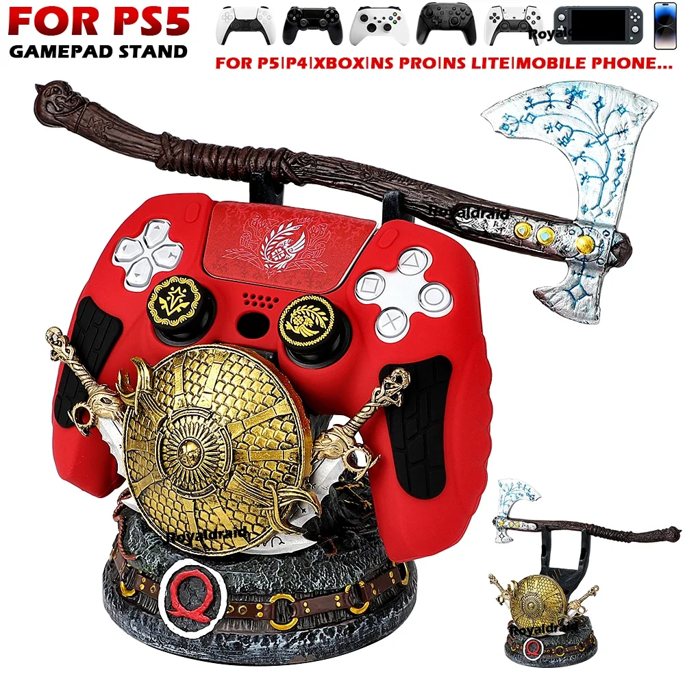 Gaming Accessories Rgb - แท่นวางคอนโทรลเลอร์เกม God War สำหรับ PS4/PS5/Switch แท่นวางตั้งโต๊ะอเนกประสงค์