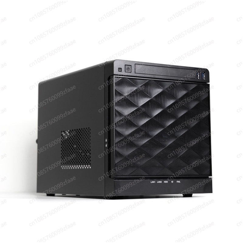 Case Mesh Panel - เคสคอมพิวเตอร์มินิ ITX สำหรับจัดเก็บข้อมูล NAS หลายช่อง พร้อมแผงด้านหน้าแบบตาข่าย
