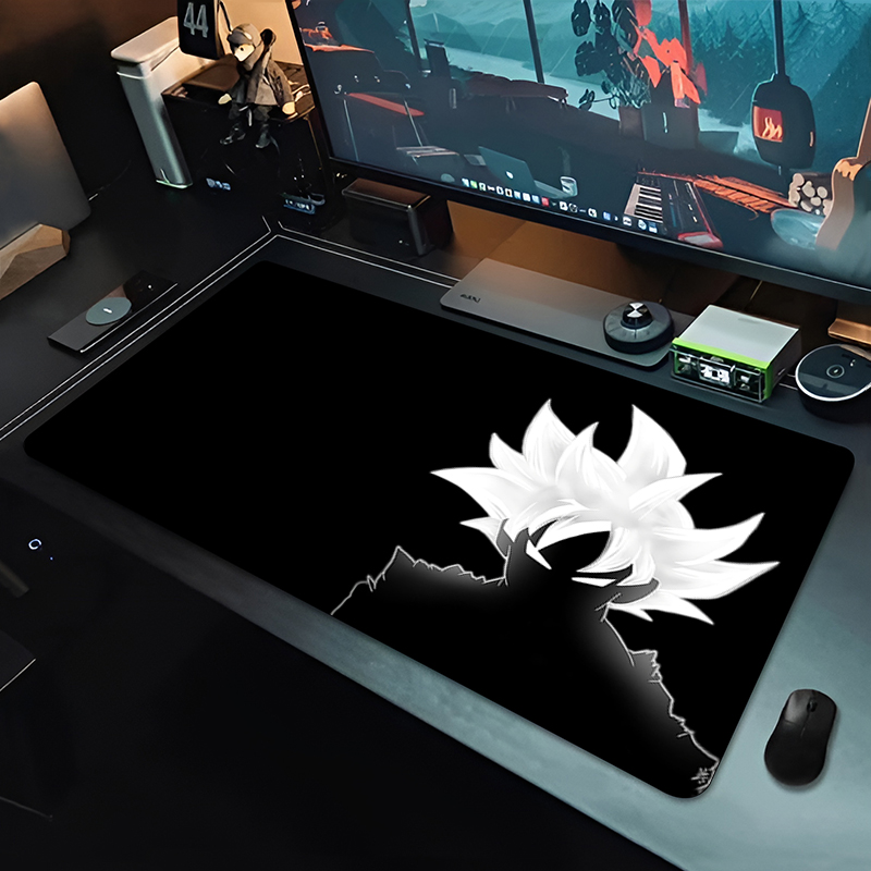 Gaming Accessories For Gaming Desk - แผ่นรองเมาส์อนิเมะ DBZ สีดำ ลายดราก้อนบอล ขนาดใหญ่ สำหรับคอมพิวเตอร์