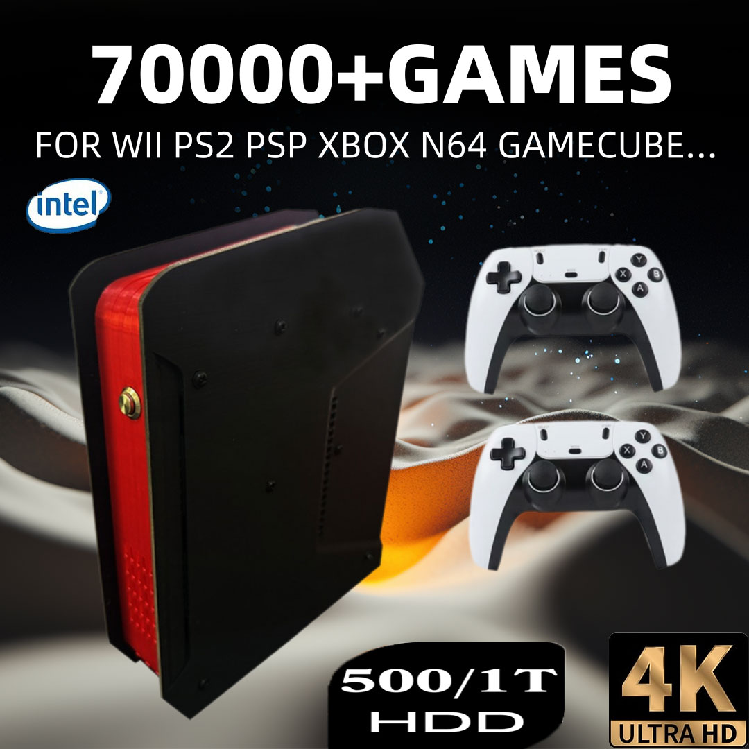 Gaming Accessories For Kids - X4 Retro คอนโซลวิดีโอเกม 1T Dual-ระบบและ I3-3110M