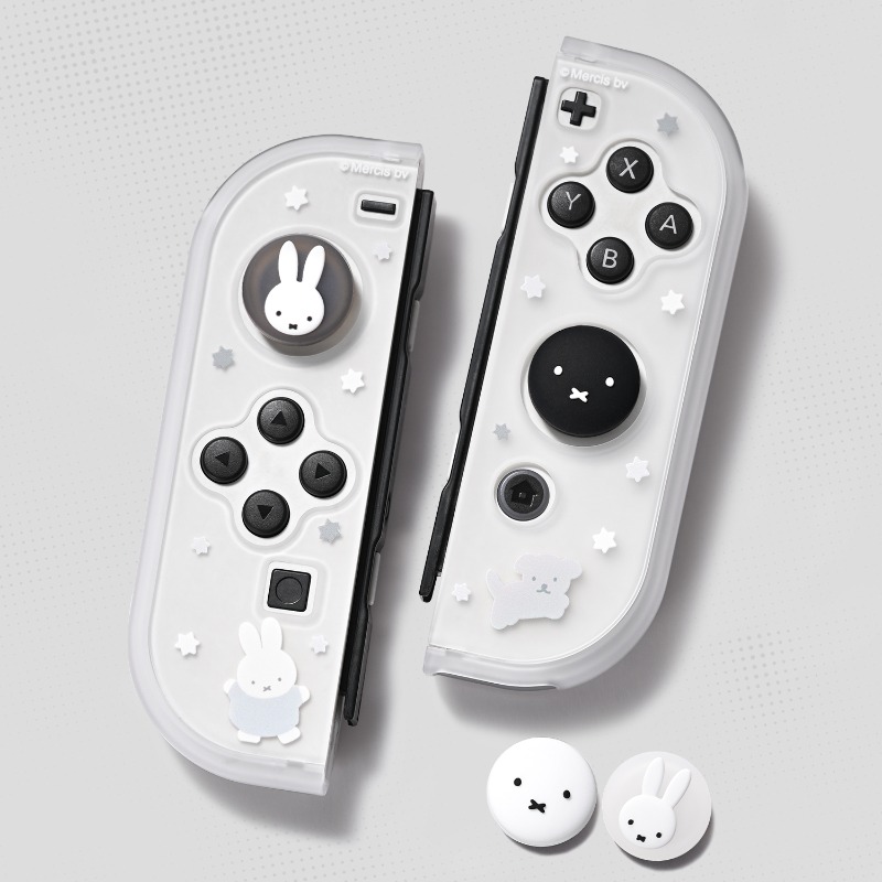 Controller Grip Cover - ฝาครอบจอยสติ๊กซิลิโคนลายมิฟฟี่น่ารักสำหรับ Switch 2 NS2 OLED ป้องกันจอยสติ๊ก