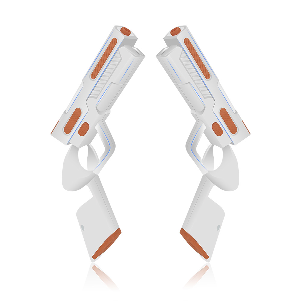 Controller Grip Cover - ฝาครอบด้ามจับคอนโทรลเลอร์ Quest 3/Quest 3S พร้อมเปลือกปืนเกม ติดตั้งง่าย