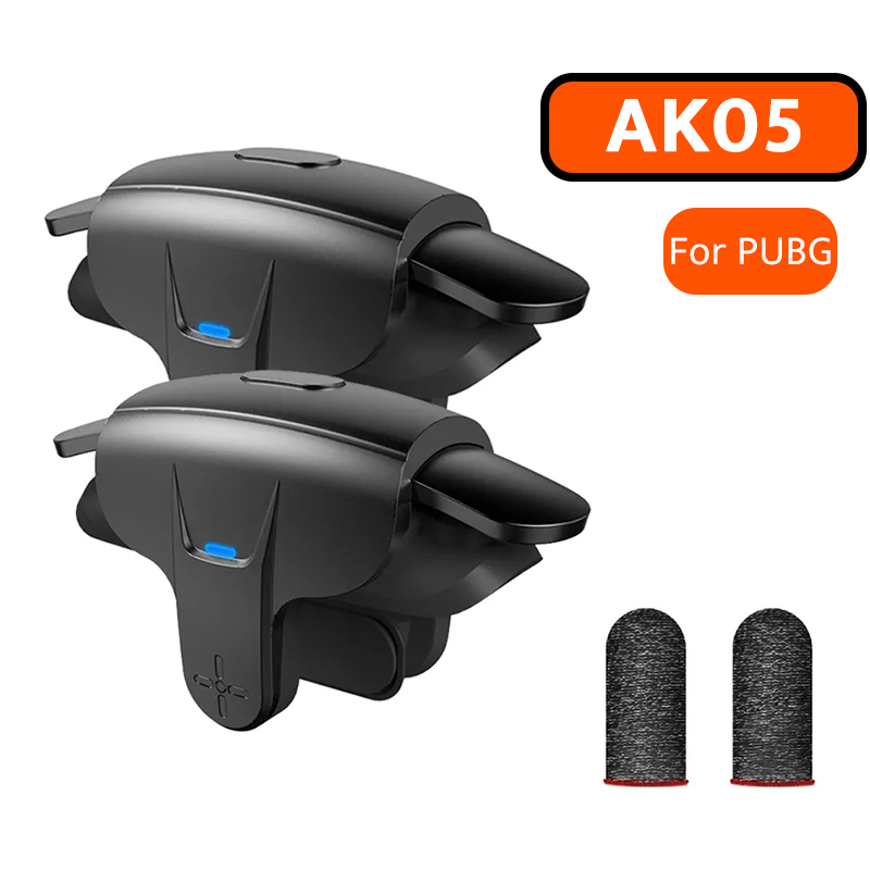 Gaming Accessories Phone - คอนโทรลเลอร์เกม AK05 สำหรับโทรศัพท์มือถือ PUBG ปุ่มยิงและเล็ง ปุ่มทริกเกอร์