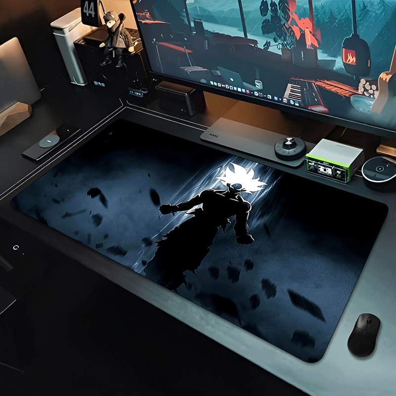 แผ่นรองเมาส์อนิเมะ DBZ สีดำ ลา - Gaming Accessories For Gaming Desk บทวิจารณ์และราคา
