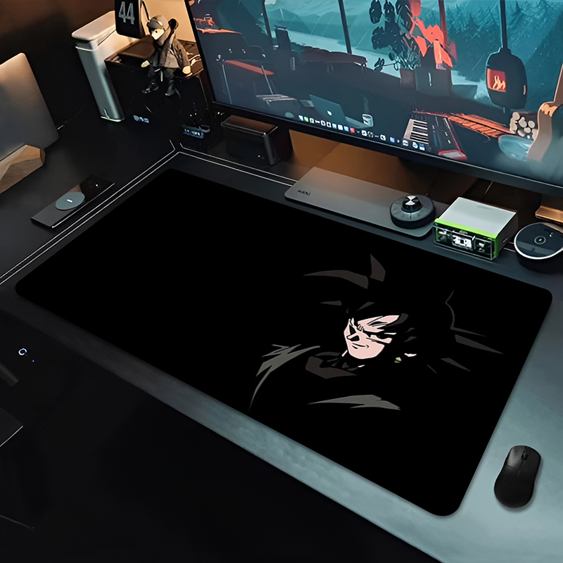 แผ่นรองเมาส์อนิเมะ DBZ สีดำ ลา - Gaming Accessories For Gaming Desk บทวิจารณ์และราคา