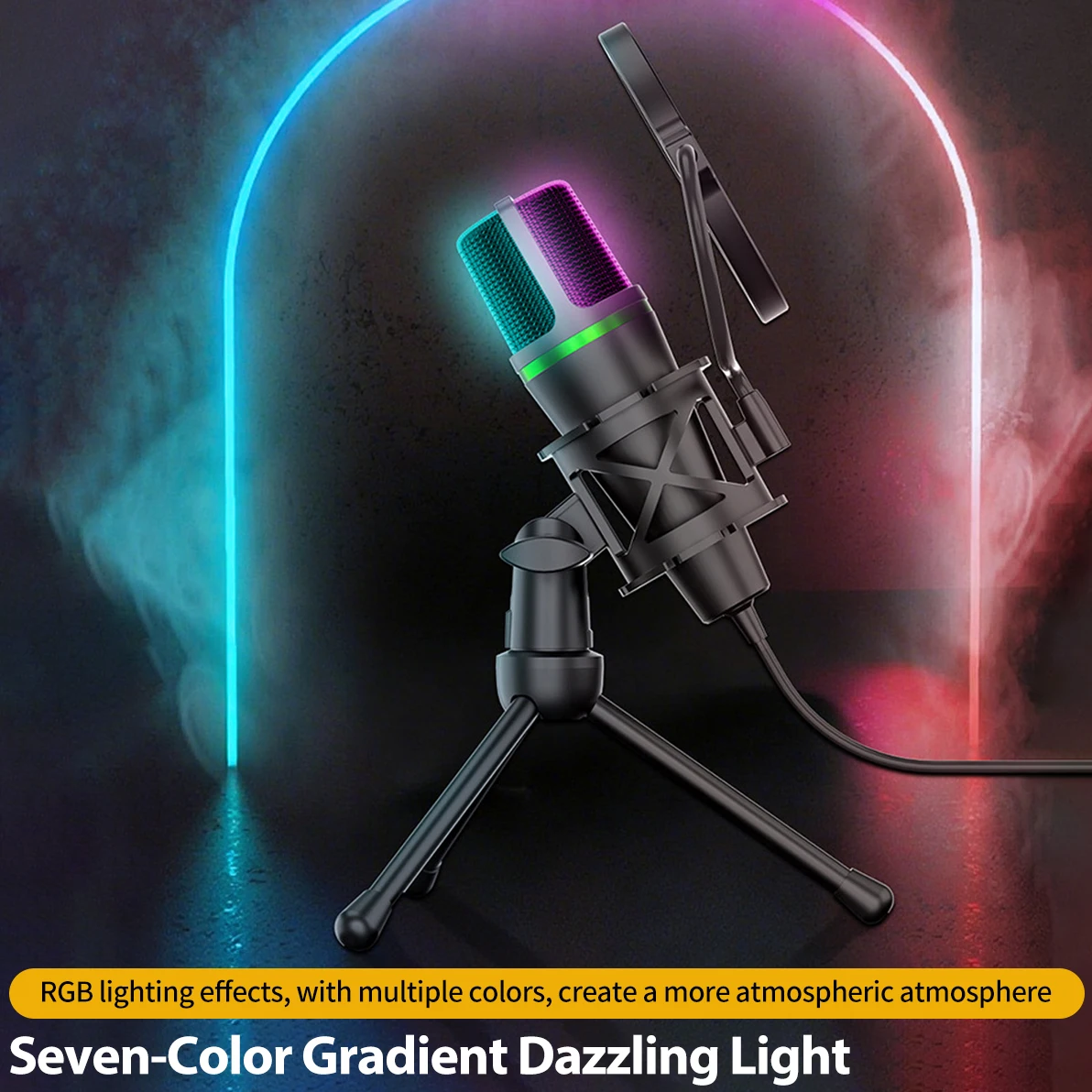 ไมโครโฟนคอนเดนเซอร์แบบมีสาย US - Gaming Accessories Rgb บทวิจารณ์และราคา