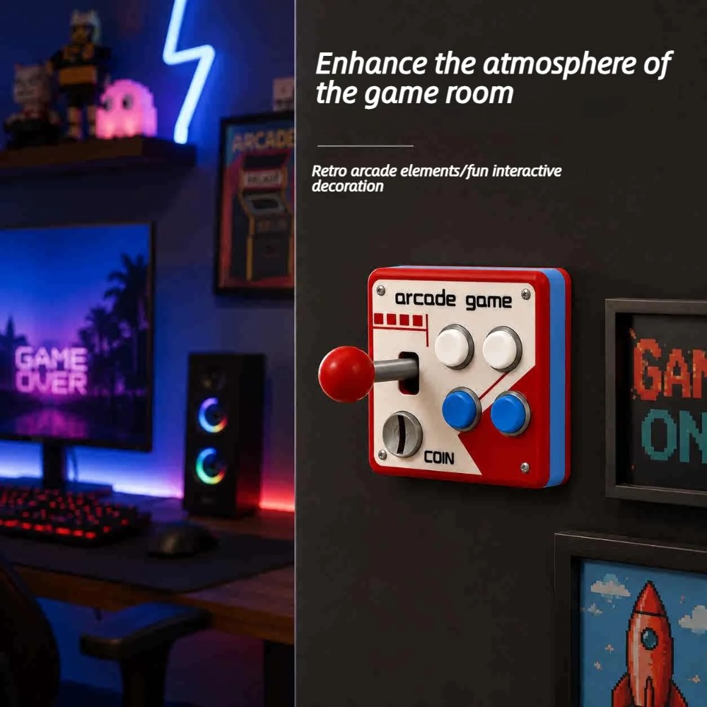 ฝาครอบจอยสติ๊กสไตล์เรโทร สำหรั - Gaming Accessories Bedroom บทวิจารณ์และราคา