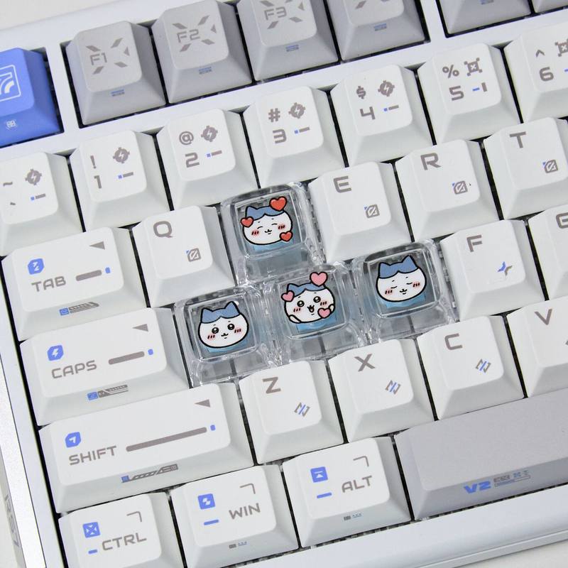 ชิคาวะ 4 ชิ้น คีย์แคปแบบโปร่งแ - Gaming Accessories For Room บทวิจารณ์และราคา