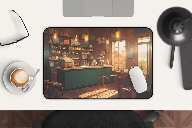 Kawaii อะนิเมะโต๊ะร้านกาแฟ Art - Gaming Accessories Shop บทวิจารณ์และราคา