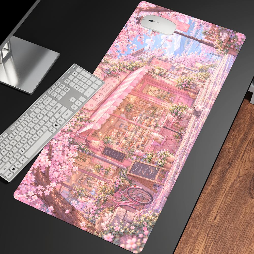แผ่นรองโต๊ะลายดอกซากุระ แผ่นรอ - Gaming Accessories Shop บทวิจารณ์และราคา