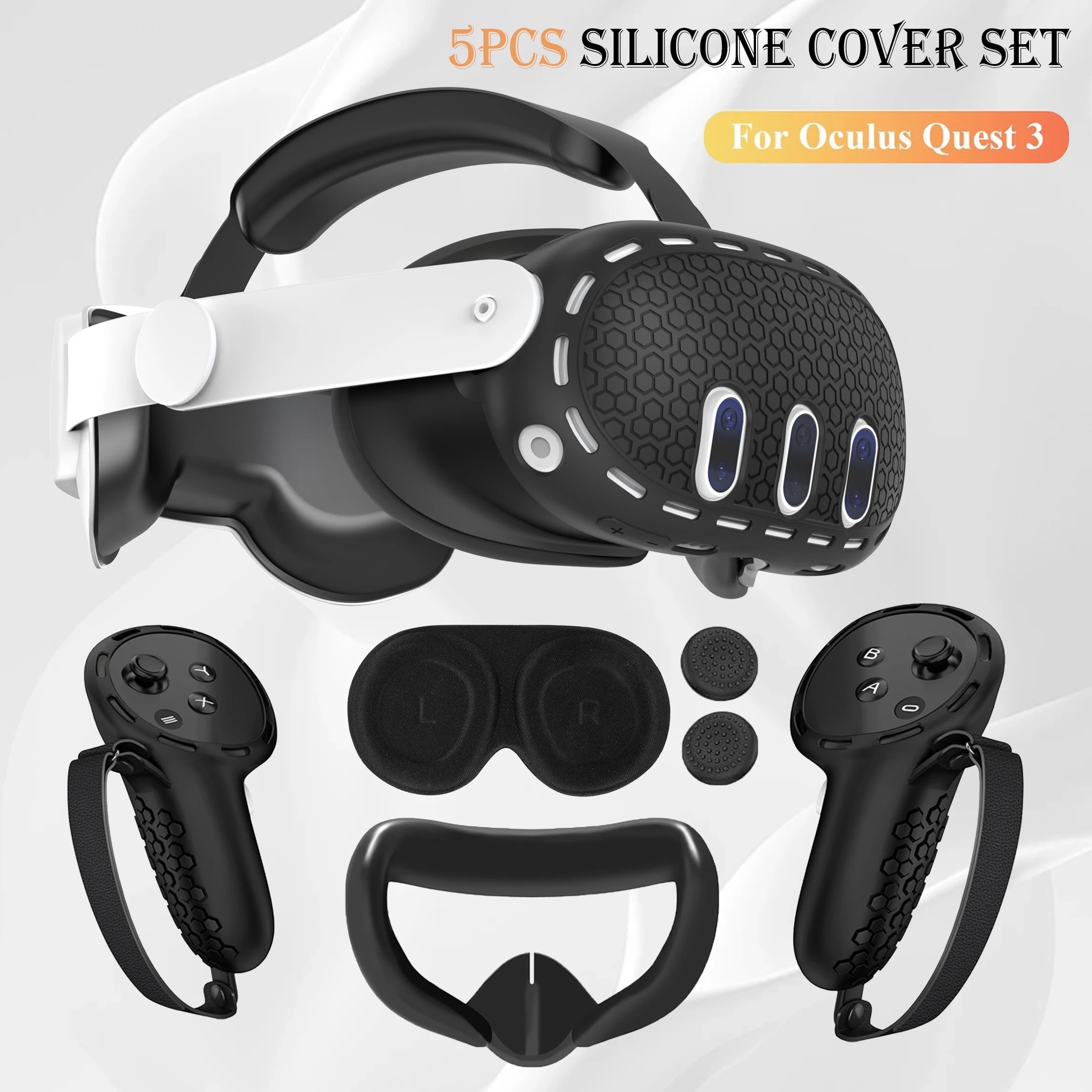 ชุดฝาครอบซิลิโคนสําหรับ Oculus - Controller Grip Cover บทวิจารณ์และราคา