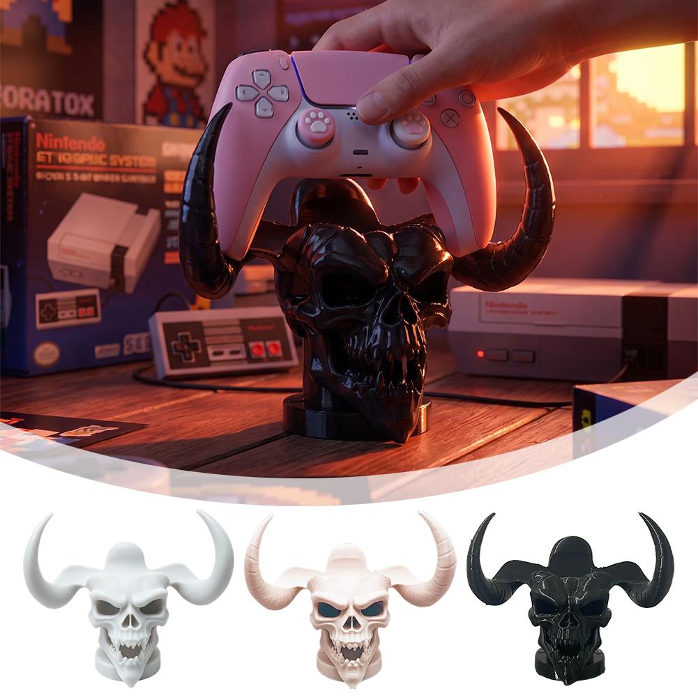ที่วางจอยเกมรูปหัวกะโหลกปีศาจส - Gaming Accessories Bedroom บทวิจารณ์และราคา