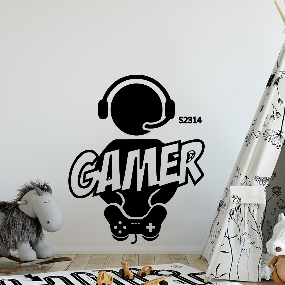 1 PC Gamer Wall Art Decal สําห - Gaming Accessories Bedroom บทวิจารณ์และราคา