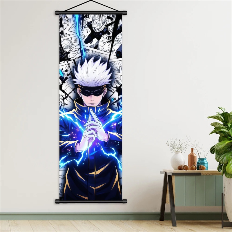 โปสเตอร์ผ้าลายการ์ตูนจูจุตสึไค - Gaming Accessories Bedroom บทวิจารณ์และราคา