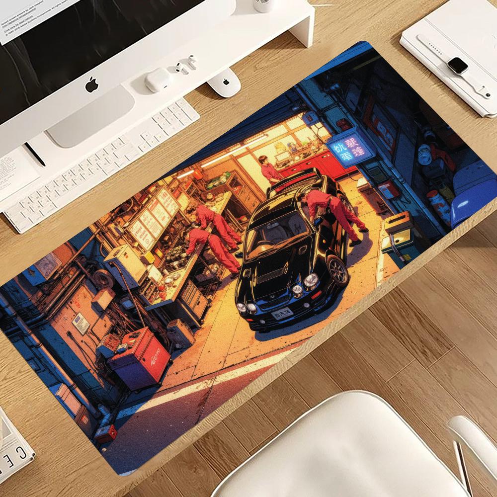 แผ่นรองเมาส์ลายรถแข่งสไตล์เรโท - Gaming Accessories Shop บทวิจารณ์และราคา
